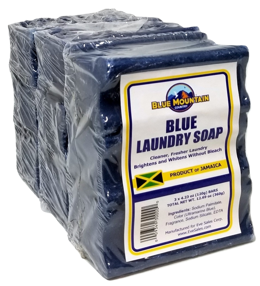 Blue Laundry Jamaican Soap - 3pk