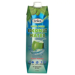 Grace Coconut Water 100% Natural - 1L Tetra Pack