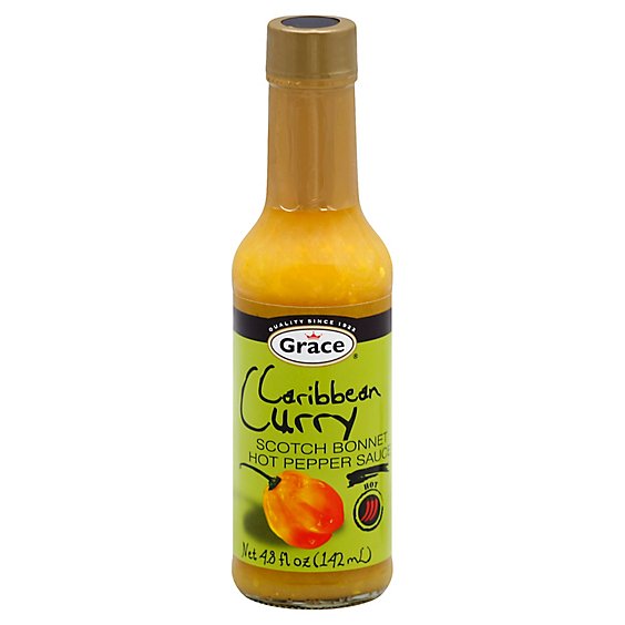 Grace Caribbean Curry Scotch Bonnet Hot Pepper Sauce