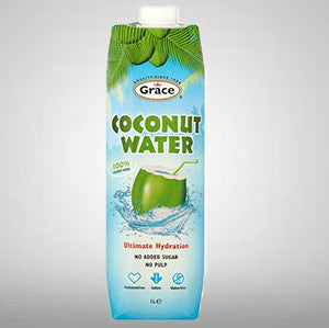 100% Pure Coconut Water with NO added sugar and NO pulp.