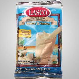 Lasco Vanilla Drink- a delicious soy based drink rich in protein, calcium and iron. 4.2oz