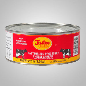 Tastee Cheese is known as “Jamaica’s Cheese”. A pasteurized processed cheese spread made with cheddar cheese. 