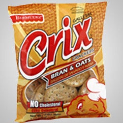 Crix Bran & Oats Crackers is a combination of dietary fibers and essential fatty acids with a great taste.