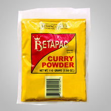 Betapac Curry Powder blends red chili's, coriander, tumeric, cumin, mustard seed, fennel, ginger and garlic. Best used to flavor meats, seafood and vegetables.