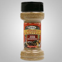 Grace Caribbean Traditions Jerk Seasoning is a special blend of spices that adds Jamaican jerk flavors to any dish. 3.49 oz.