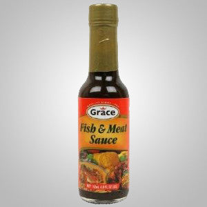 Grace Fish & Meat Sauce is a delicious blend of premium quality ingredients. It adds great flavor to any dish. 2.99 oz.