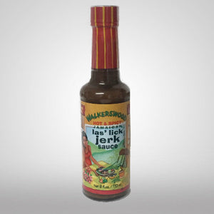 Las' Lick Jerk Sauce has all the flavor of Walkerswood traditional Jerk Seasoning and has been refined with the addition of tomatoes and molasses to add depth and sweetness to balance the heat.