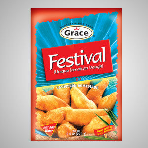Grace Festival Mix is a unique Jamaican dough mix. Just add water and capture the realness quick and easy!