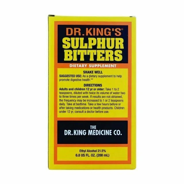 Dr. King’s Sulphur Bitters