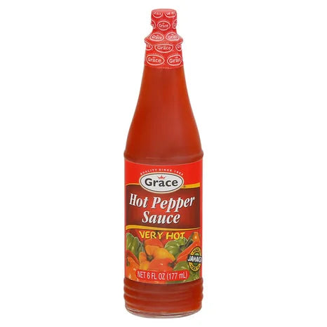 Grace Hot Pepper Sauce (Very Hot) 6 FL OZ (12 units Wholesale)